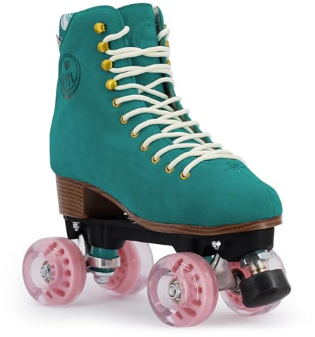 BTFL Pro Roller Skates for Women & Men with Height Adjustable stoppers - Ideal for Rink, Artistic and Rhythmic Skating (Liam, US Women´s: 06 / US Men´s: 4,5)
