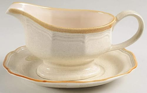 Mikasa Garden Club Gravy Boat & Underplate