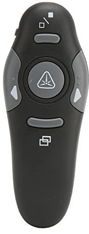 Wireless Presenter Remote, Presentation Clicker RF 2.4GHz Wireless Presenter Remote Clicker for PowerPoint Presentation PPT Slide Advancer for Keynote PC Laptop