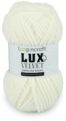 Loopncraft Lux Velvet Ecru