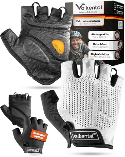 Valkental Fahrradhandschuhe Fingerlos, Herren & Damen