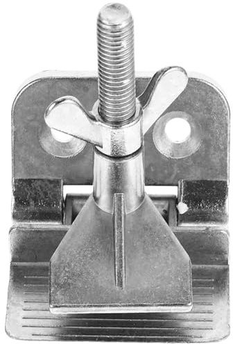 iplusmile Abrazadera de Bisagra Galvanizada para Serigrafía Herramienta de Bricolaje para Fijar Marco de Impresión Accesorio Preciso para Prensa de Serigrafía Color Plateado