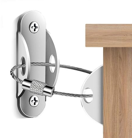 Kit antivuelco de alta resistencia: correa para muebles de 3 x 1,5 x 1