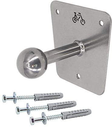 PremiumX Wandhalterung für Fahrradträger Kugelkopf Fahrrad-Heckträger Wand-Halter inkl. Befestigung Dübel U-Scheibe Schrauben