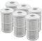 Filtereinsatz 5 für Gartenpumpe Vorfilter Nachfilter Hauswasserwerk Wasserfilter 6 Stück Filterkartuschen (Sieb-Filtereinsatz)