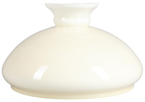 Lampenglas Ersatzglas Petroleumlampe Opalglas Leuchtenglas Vestaschirm Petroleumglas Ø 300mm Beige