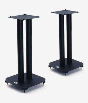 B-Tech BT606 Pair of Speaker Stands 60 cm Height Black