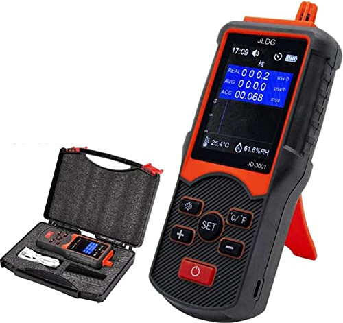 YNITJH JD-3001 Geiger Counter,Electromagnetic Field Nuclear Radiation Detector,Personal Radiation Dosimeter Tester Counter,Ready-to-Go Portable Radioactive Detector,Built-in Battery