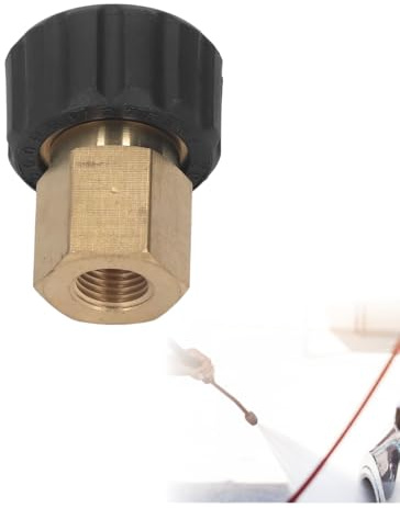 Accoppiatore per idropulitrice ad Alta Pressione M22x15mm Femmina Convertire a M22x14mm Connettore Filetto Maschio Connessione Rapida Idropulitrice Adattatore Parti Tubo