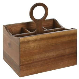 Home ESPRIT Natural Acacia bestickkorg 21 x 14,5 x 22 cm - Märke: Home ESPRIT - EAN: 8424002127534