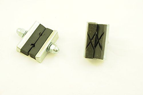Retro Bike Bits SET QUALITY BRAKE BLOCKS & SHOES IDEAL RALEIGH CAPRICE,CAMEO,CHILTERN,ARENA, WINNER+CARLTON,BSA ETC