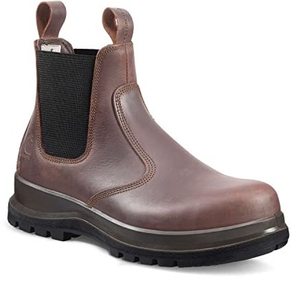 Carhartt Bottes Chelsea Carter - Unisexe, marron foncé, 41 EU