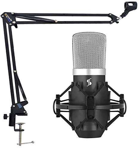 Stagg SUM40 USB kondensatormikrofon + behållare ledarm stativ