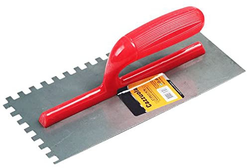 Hongu Cazzuolo Frattazzo per Colla Spatola Manico Pavimenti Frattone dentato Cemento