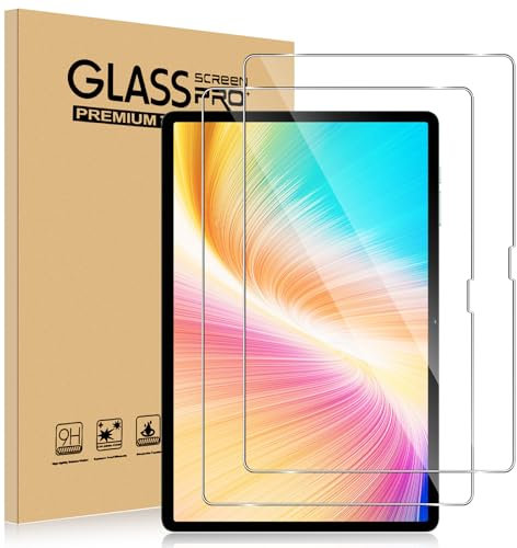 ELYCO Schutzfolie (23,4 * 15,2 CM) für Tablet 10 Zoll Kompatibel mit TECLAST/HotLight/XGODY/SGIN/YESTEL/FEONAL/Fullant/JIKOCXN/Lville/Yicty/Freeski/FACETEL für Panzerglas, 2 Stück 9H Härte Folie