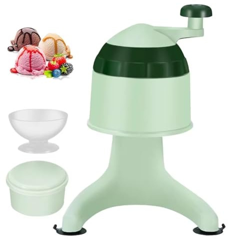 Uxsjakjsd Raspador de Hielo Manual, Antideslizante, para Granizados de Verano, Ideal para Uso Doméstico, para Niños, Adultos y Picnics.