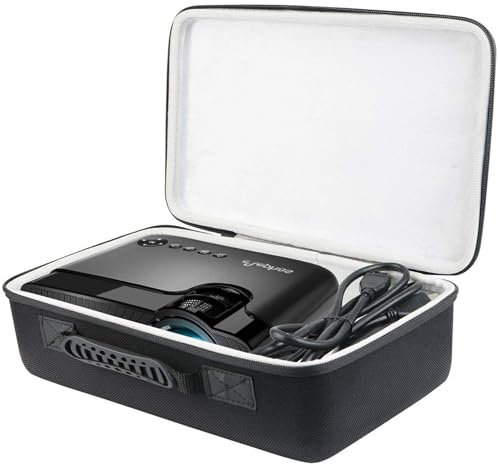 Khanka Case Tasche Schutzhülle Für Mini Beamer ELEPHAS 3800 Lumen Tragbarer LED Projektor.(Nur Tasche)
