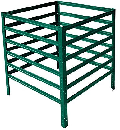 shelfplaza® Home Composteur 441l Jardin Vert/Composteur Jardin 90x70x70 cm/métallique composteur de Jardin 441l capacité comme bacs à Compost de Jardin pour composts et déchets de Jardin