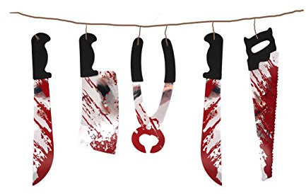 Torture Tool Garland Decoration for Halloween Decorations, Size: 1.80m, Material Plastic (1)