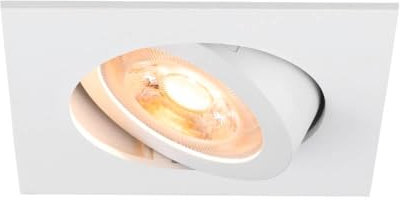 SLV NEW TRIA® 68, Deckeneinbauleuchte, quadratisch, max. 10W GU10, weiß, Eckig