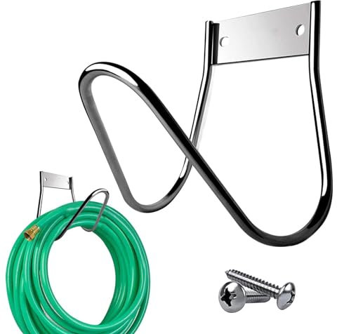 support tuyau arrosage acier inoxydable, cintre pour tuyau d'arrosage, petit crochet mural pour tuyau d'arrosage, support de tuyau, pour tuyau d'arrosage, rallonges, tuyau compresseur d'air