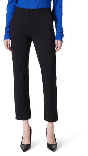 DEE OCLEPPO DO Womens Marlie Ponti Ankle Straight Leg Pant Standard Black