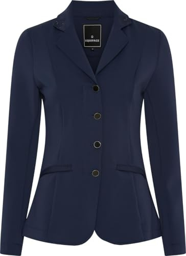 Equipage Veste de tournoi Monroe pour femme - Bleu marine - Taille : 36