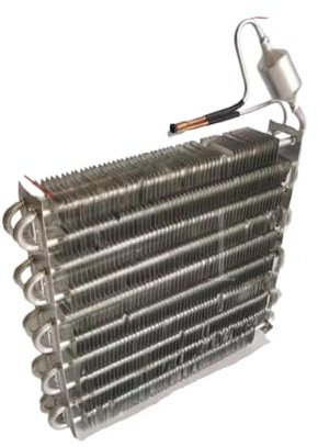 DUOCAI 350 * 410 * 50mm Aluminum Tube Aluminum Fin Condenser Copper Tube Radiator Air Conditioning Freezer Cooling Evaporator 200-250L