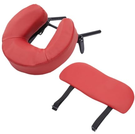 JAYIOLA Support de Coussin et de Berceau pour Le Visage, Appui-tête Réglable, pour La Maison, Rouge