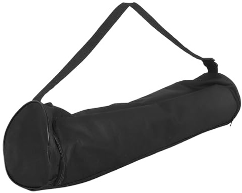 UKCOCO Bolsa De Hombro Ajustable para Esterilla De Yoga con Múltiples Bolsillos y Ligera Almacenamiento Portátil para Deportes Gimnasio y Viaje Diseño Unisex Negro