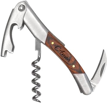 Premium Kellnermesser mit individueller Gravur - Weinöffner mit persönlicher Lasergravur