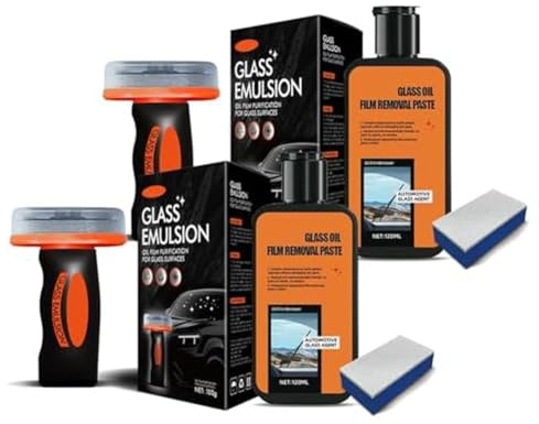 2026 New Q4 Glass Guard,Universal Car Oil Film Cleaner,Glass Emulsion 120ml,Oil Film Remover for Car Window,Effective Windshield Cleaning for Clear Visibility, All Models
