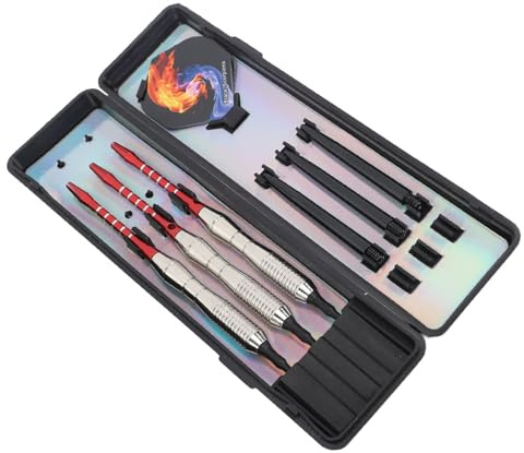 aqxreight Freccette a Punta Morbida da 3 Pezzi per Principianti Set di Freccette Professionali in Plastica per Interni con Aste in Alluminio per Giochi di Elettronici Che Prevengono i Graffi e