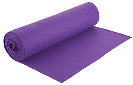 VBS Feutrine de bricolage 45 x 500 cm Tissu de feutrine 1,5 mm d'épaisseur 100 Térylène idéal pour les projets créatifs et les travaux manuels Violet