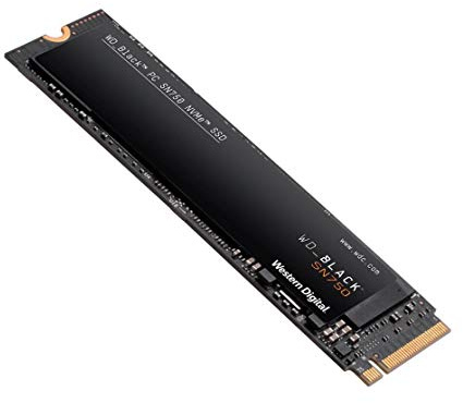 WD_BLACK SN750 2TB M.2 2280 PCIe Gen3 NVMe Gaming SSD up to 3400 MB/s read speed
