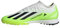 adidas Unisex X Crazyfast.3 Turf Boots Fußballschuhe, Cloud White/Core Black/Lucid Lemon, 44 2/3 EU