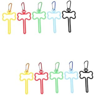 FRCOLOR 10 Stk Kotbeutelhalter Gassi-Zubehör für Hunde Zubehörteil Müllbeutel keilriemen Halter für Hundekotbeutel Abfallsackhalter mit dem Hund spazieren gehen Sicherungsclip der Hund Abs
