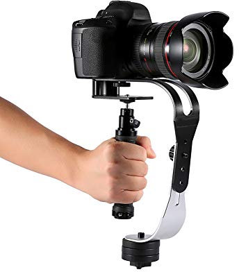 Estabilizador de Cámara DSLR de Vídeo Pro Handlded, Estabilizador de Vídeo Steadycam Antideslizante de Carga útil de 2,1 Libras para Videocámaras de Acción, DSLR, DSLR HD, etc.