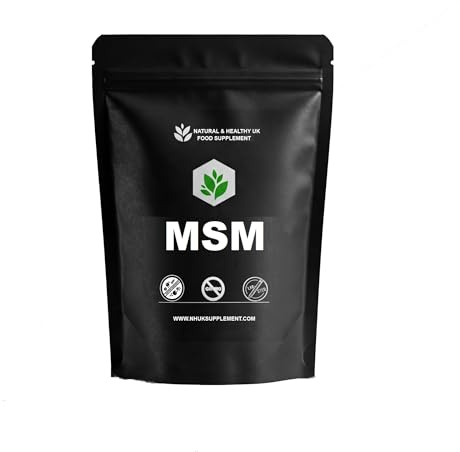 MSM (Methyl Sulfonyl Methane) 120 Capsules 900mg - Vegan Capsule - No Fillings - Pure MSM