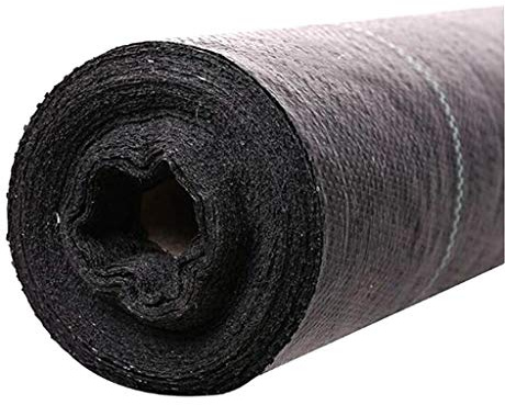 Landskapsmembranet plastfilm utgångspunkt 1 m lantbruksanti-gräsduk, svart plastkompostfilm, trädgårds- ogräsbekämpningstyg Nedbrytbar ogräsduk, 1 st(3M Width)