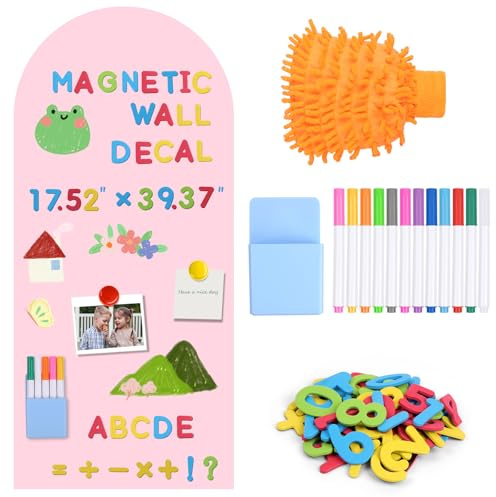 DiULi Pizarra Magnética Adhesiva 44,5x100cm,Tablero Autoadhesiva para Pared