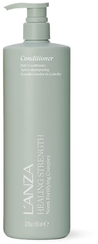 L’ANZA Healing Strength Manuka Honey Conditioner - Strengthens, Protects and Restores Weak, Fragile, and Aged Hair, Rich with Keratin Protein, Healing Oils, and Vitamin C (33.8 Fl Oz)