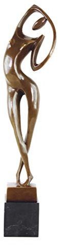 Scultura erotica moderna – Fatto femminile erotico – firmato da Milo – Figura in bronzo – Arte Decorativa