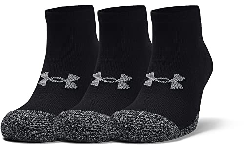 Under Armour Unisex UA Heatgear Locut, atmungsaktive Sportsocken im 3er-Pack, Laufsocken mit dynamischem Halt und Flexibilität