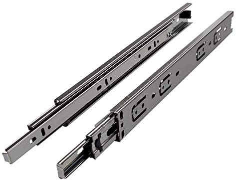 JUNKER 4 Paar Vollauszüge KV1-25-H35-L550-NF 550 mm Schubladenführungen belastbar bis 25 kg