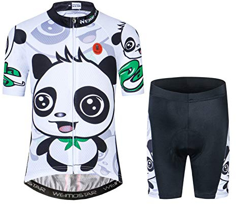 Cykeltrikåshorts set vadderad kostym barncykeldelar skjorta mountainbike körning, 189, M