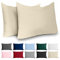 Kissenbezug 50x70 Renforcé Baumwolle (2er-Set) - Beige - Dicht gewebt mit 57 Fäden/cm² - Kissenbezug 70x50 cm - Oeko Tex Zertifiziert - Dreamzie