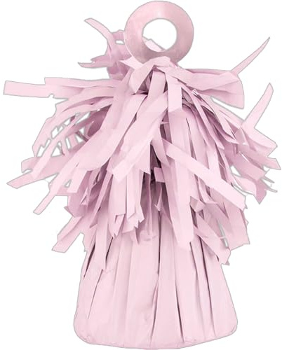 Amscan 9919293-06 - Baby Pink Matte Foil Balloon Weight Party Decoration - 150g