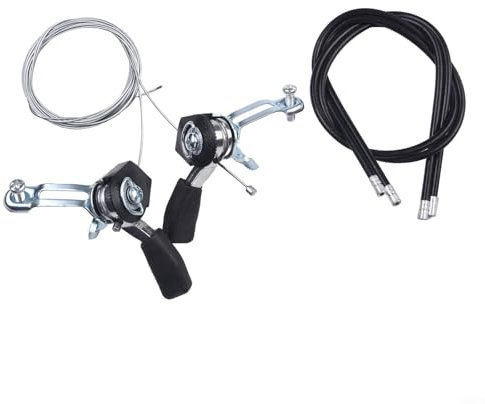 HEIBTENY Legierung Fahrrad-Schalthebel Schaltwerk - Daumenschalthebel Umwerfer - für verschiedene Fahrräder - 1 Paar