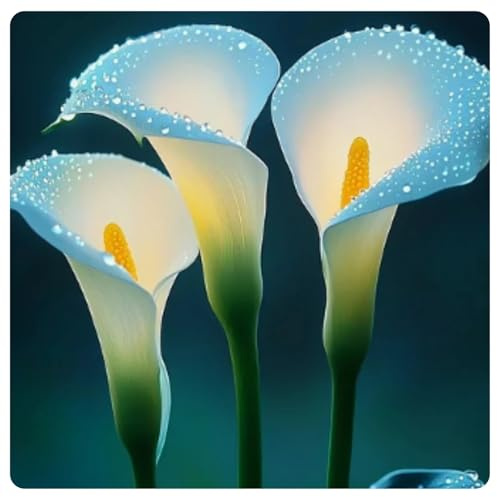 Calla,I fiori sono colorati,facili da curare,Calla pianta vera,profumati,calla lily vase,perfetti per vasi e piante da giardino(Steli grandi,senza semi,non artificiali)-2pezzi-B
